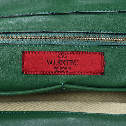 Valentino Garavani Vitello Medium Rockstud Tote Emerald 7 of 17