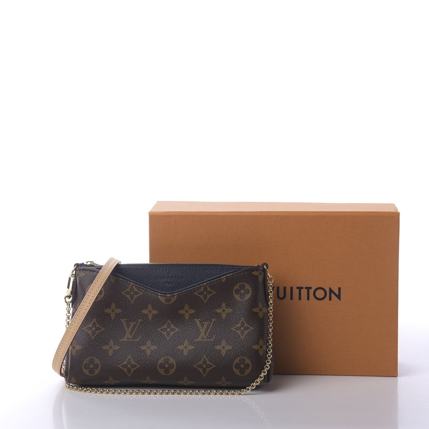 Monogram Pallas Clutch Blue Marine
