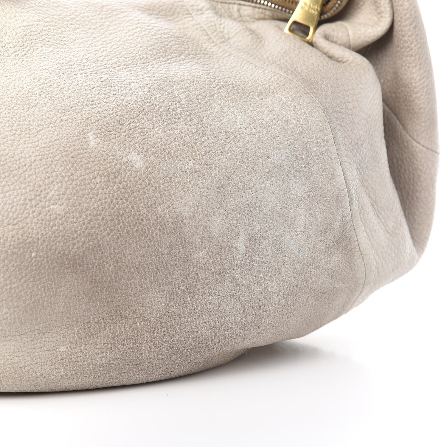 Prada Deerskin Tamponato Hobo White 12 of 13