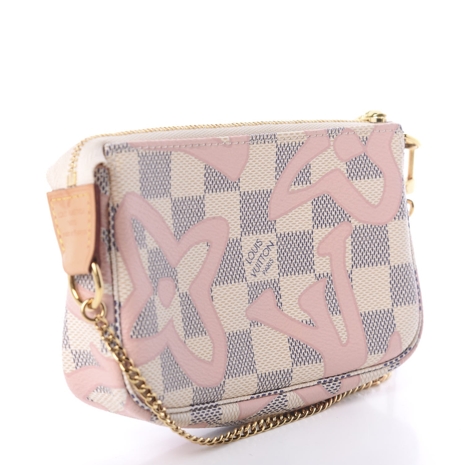 Louis Vuitton Damier Azur Tahitienne Mini Pochette Accessories 3 of 7