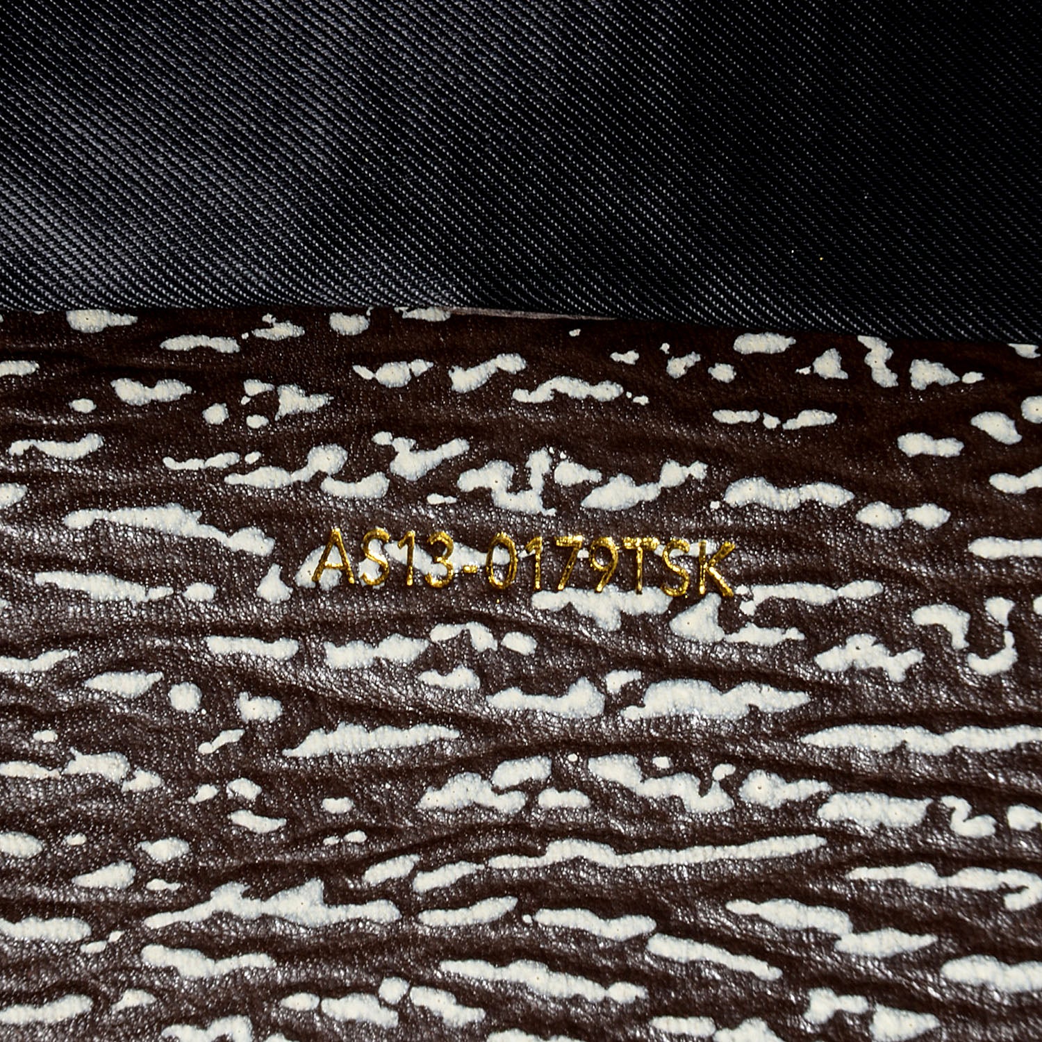 3.1 Phillip Lim 3.1 Shark Embossed Leather Medium Pashli Satchel Brown and White 11 of 13