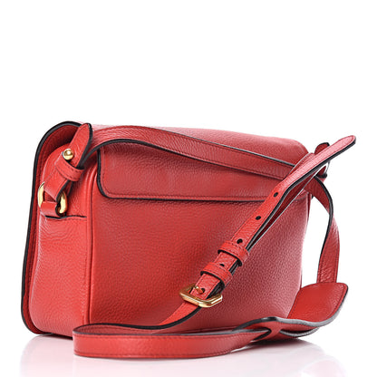 Prada Vitello Phenix Flap Crossbody Rosso 3 of 10