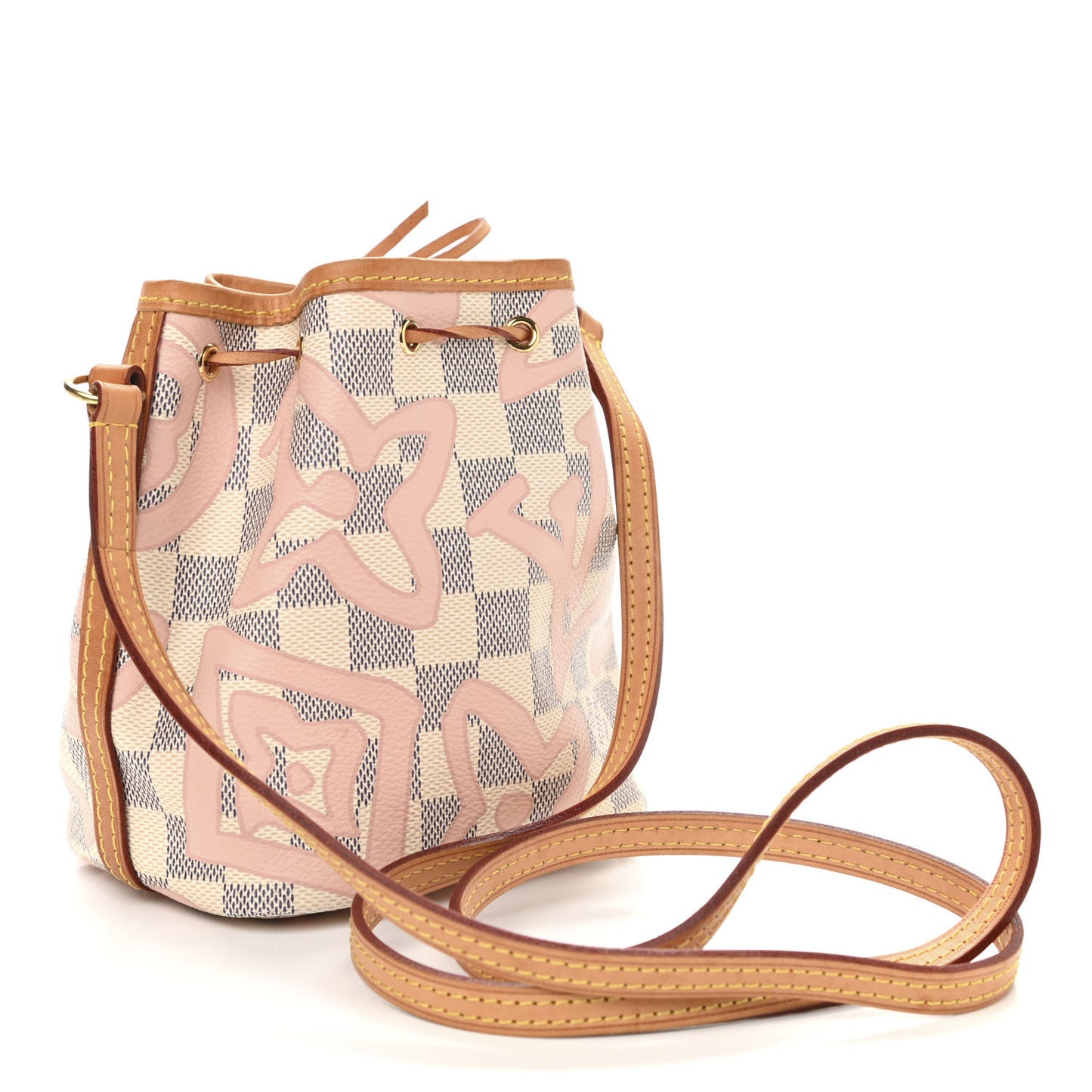 Damier Azur Tahitienne Nano Noe Rose Ballerine