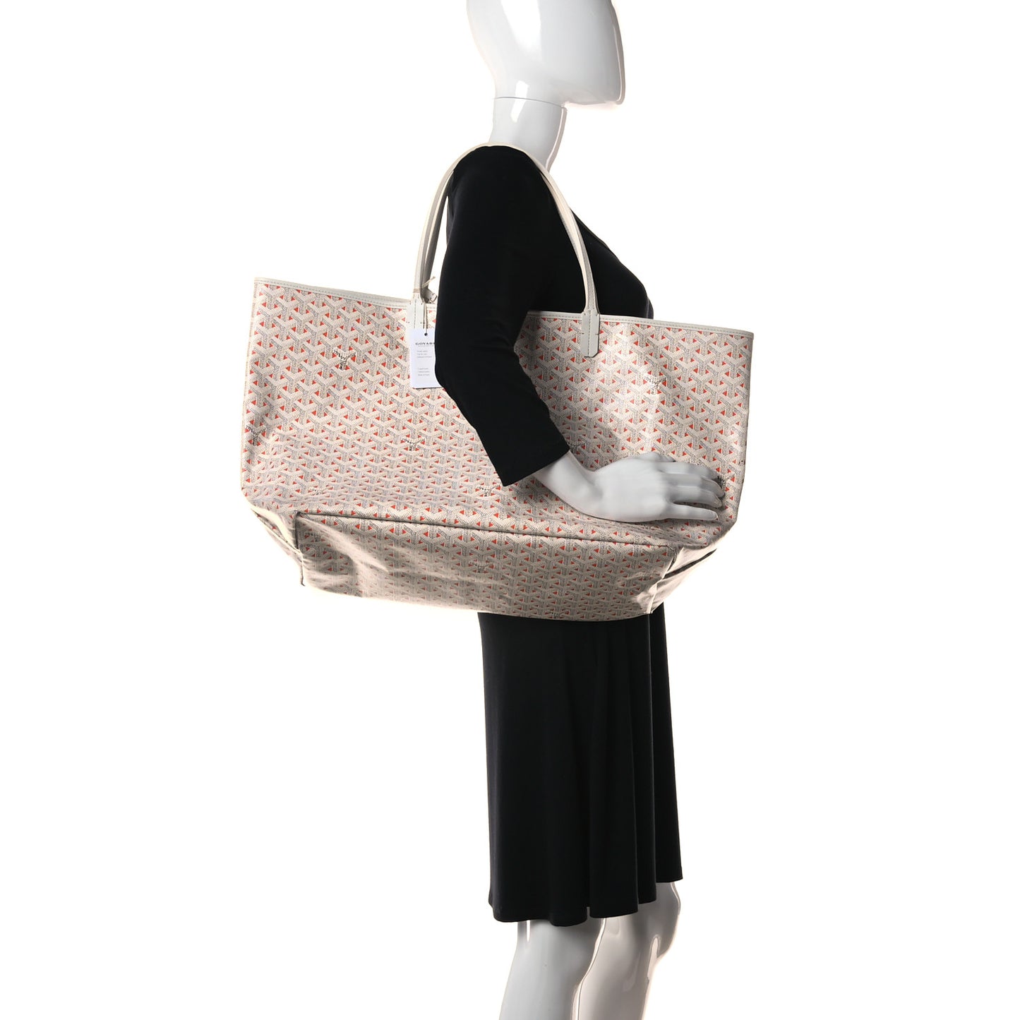 Goyardine Saint Louis Claire Voie GM White Orange