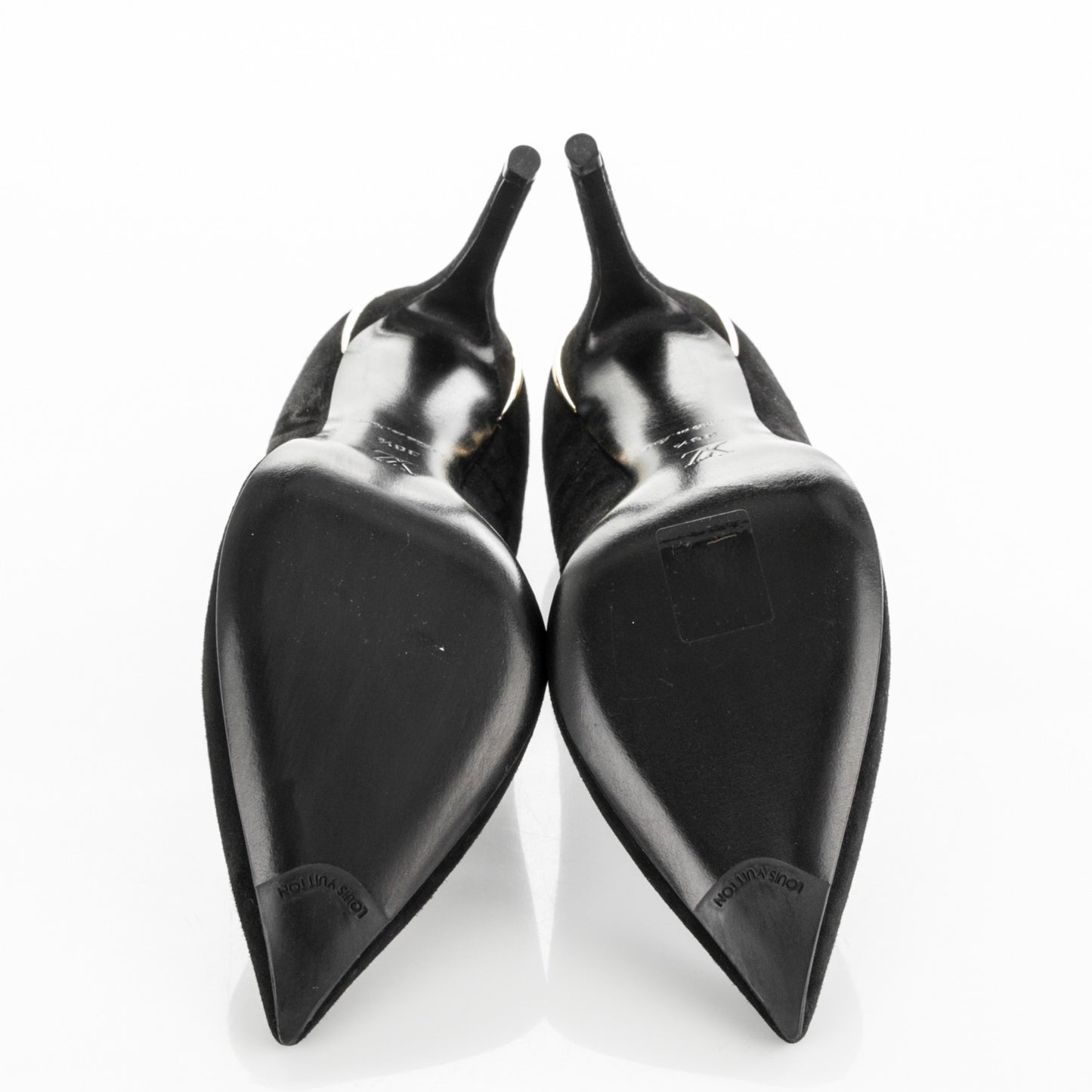 Suede Eyeline Pumps 38.5 Black