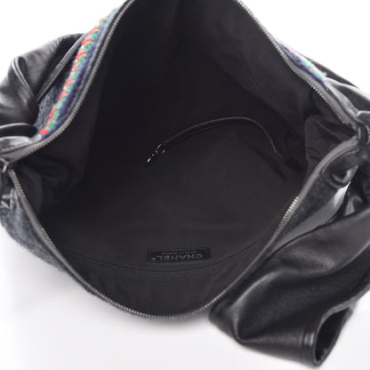 Chanel Lambskin Wool Small Girl Bag Multicolor Black 5 of 7