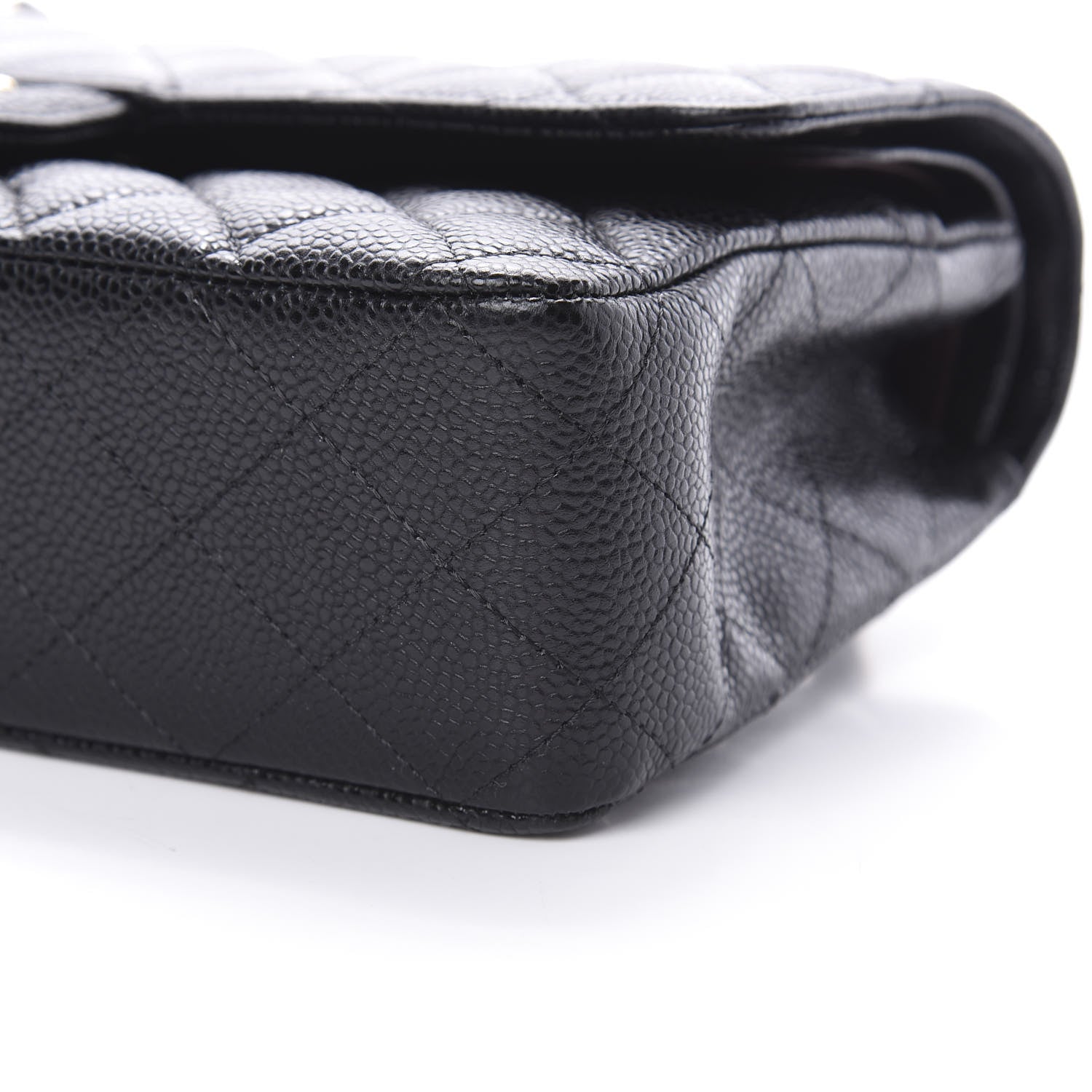 Chanel Caviar Quilted Medium Double Flap Black 10 of 11