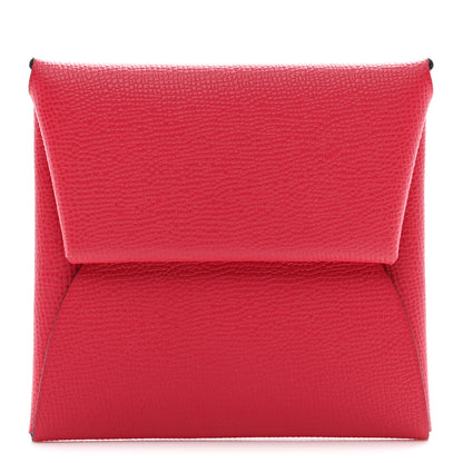 Hermes Madame Calfskin Bastia Coin Purse Rose Extreme 1 of 7