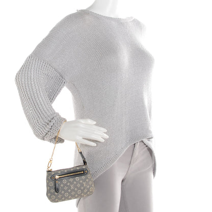 Louis Vuitton Monogram Idylle Mini Pochette Accessories Encre 2 of 7