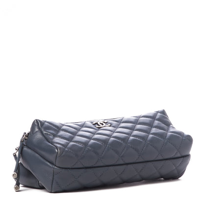 Chanel Calfskin Quilted Waist Bag Blue 3 of 10