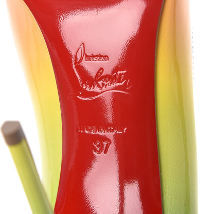 Christian Louboutin Patent Sunrise Pigalle Follies 100 Pumps 37 Multicolor 7 of 7