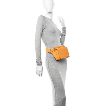 Louis Vuitton Grained Calfskin Aerogram Takeoff Sling Safran Yellow 2 of 10