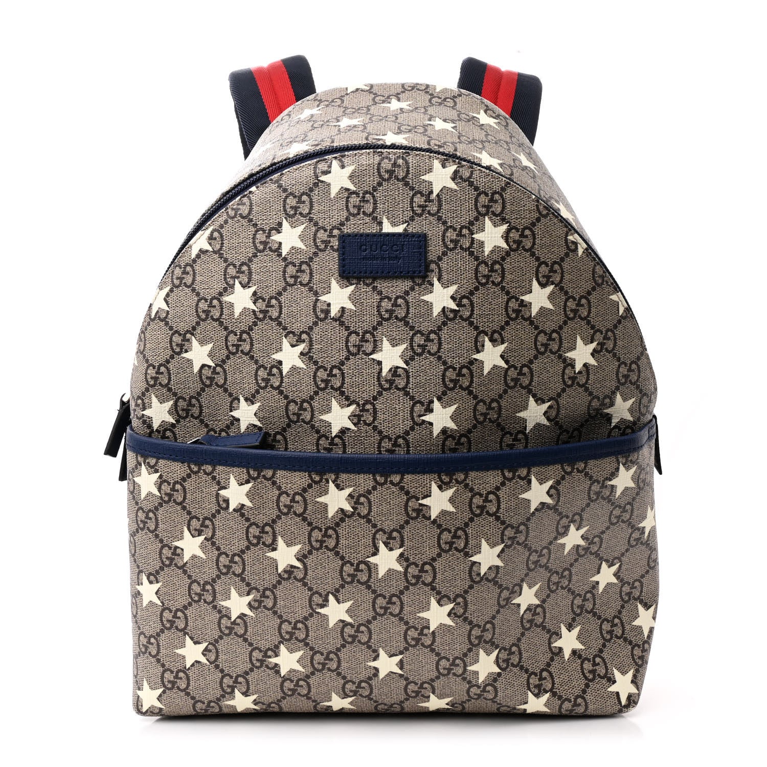 Gucci GG Supreme Monogram Stars Childrens Backpack Beige Ebony Yellow Royal 1 of 10