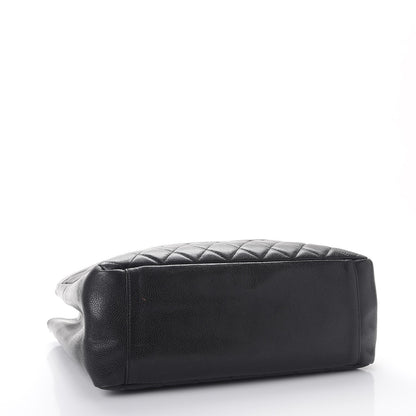 Chanel Caviar Quilted Grand Shopping Tote GST Black 4 of 9
