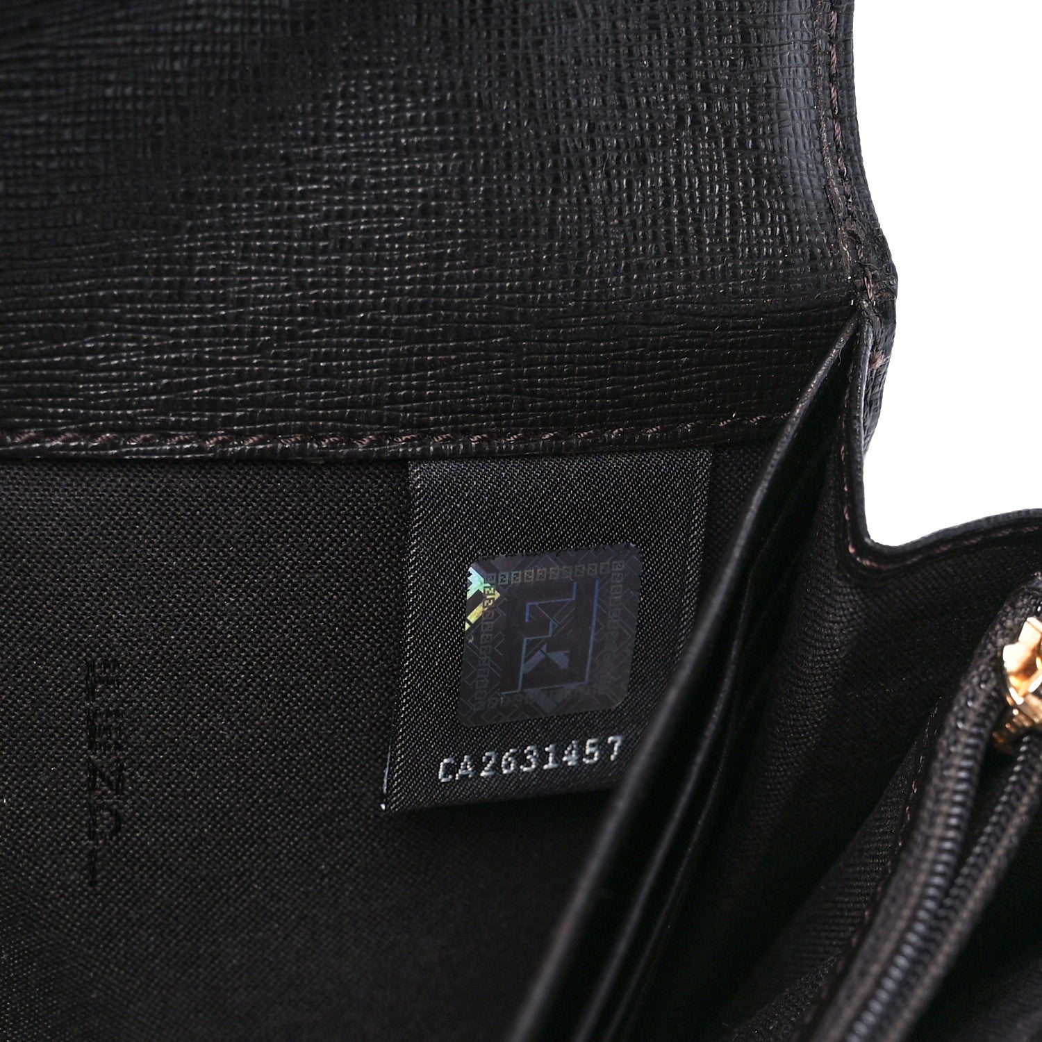 Fendi Zucca Spalmati Vitello Elite Continental Wallet Tobacco 6 of 11
