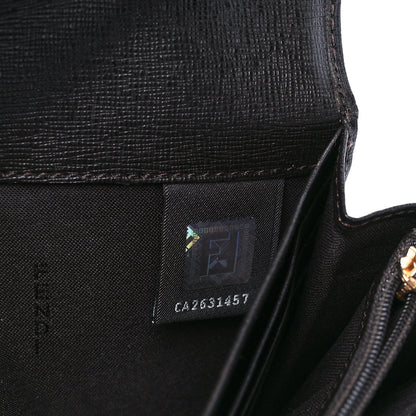 Fendi Zucca Spalmati Vitello Elite Continental Wallet Tobacco 6 of 11