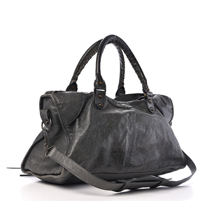 Balenciaga Agneau Classic Hardware Part Time Anthracite 2 of 14