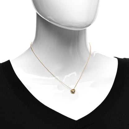 Tiffany 18K Yellow Gold 9mm Elsa Peretti Eternal Circle Pendant Necklace 2 of 4