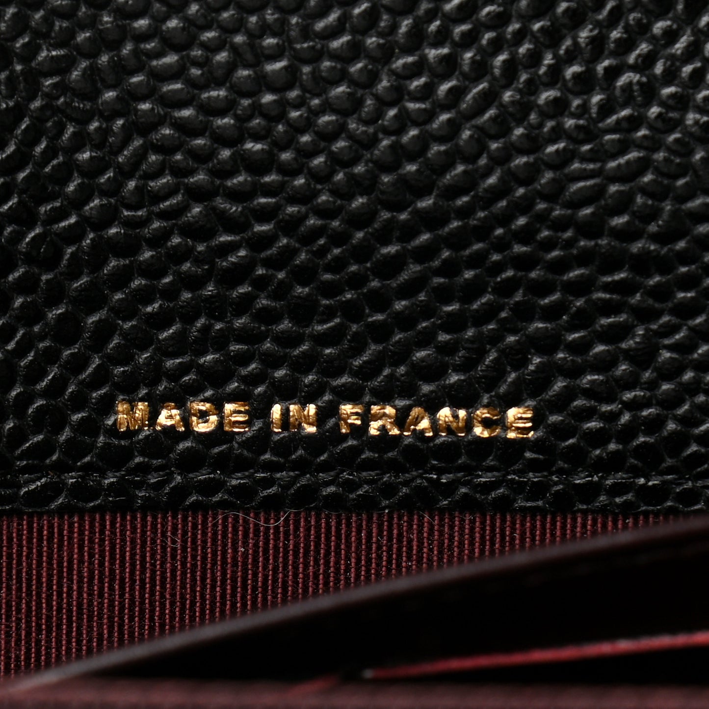 Caviar Quilted Large Gusset Flap Wallet Black