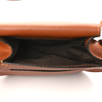 Chloe Grained Calfskin Small Marcie Saddle Bag Tan 5 of 9