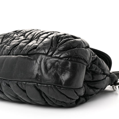 Miu Miu Nappa Matelasse Coffer Hobo Black 9 of 10