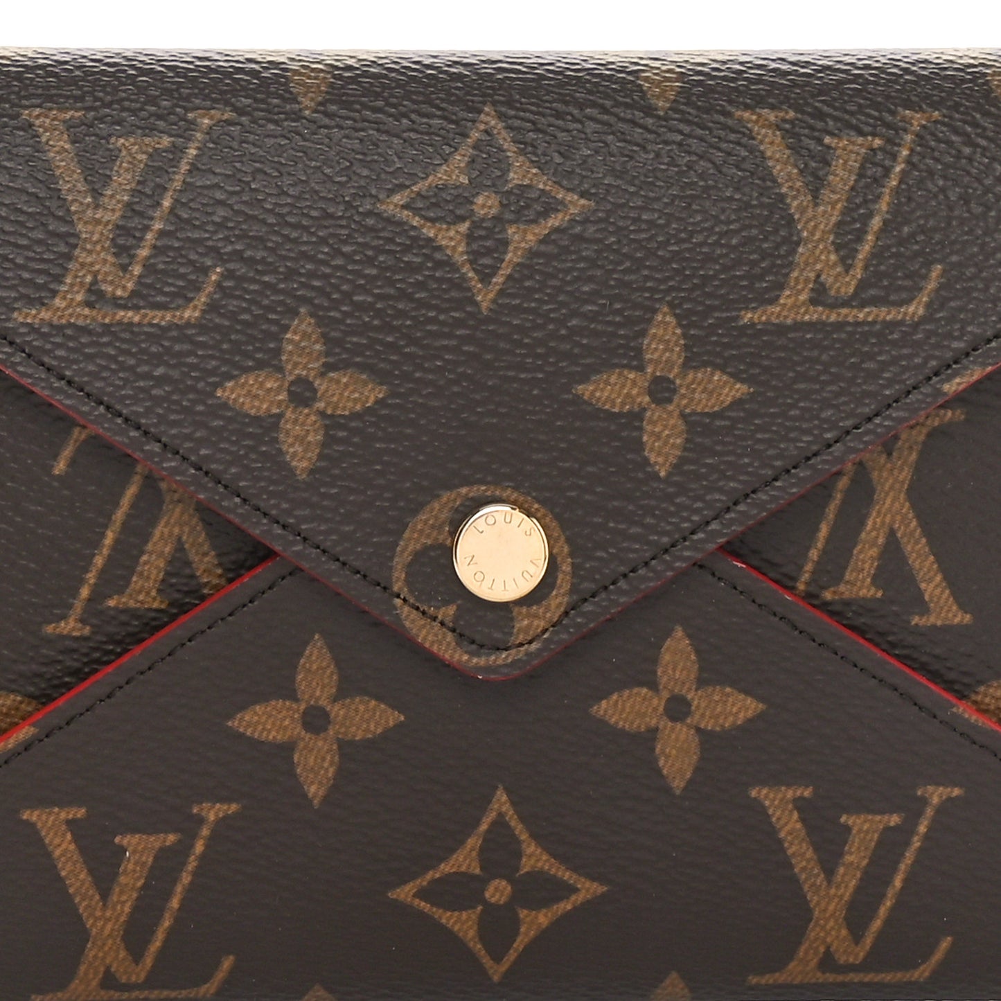 Monogram Medium Kirigami Pochette Insert Coquelicot