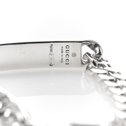 Gucci Sterling Silver GucciGhost Hamlet Skull ID Chain Bracelet 5 of 5