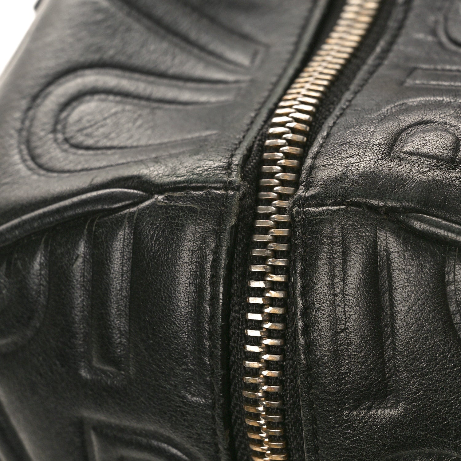 Louis Vuitton Calfskin Embossed Speedy Cube 30 Black 13 of 16