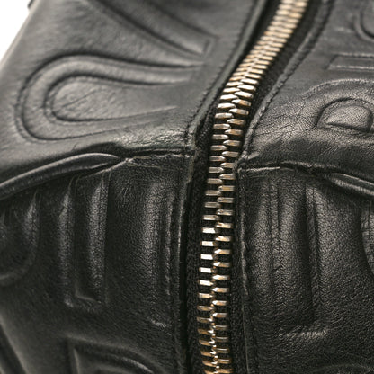 Louis Vuitton Calfskin Embossed Speedy Cube 30 Black 13 of 16