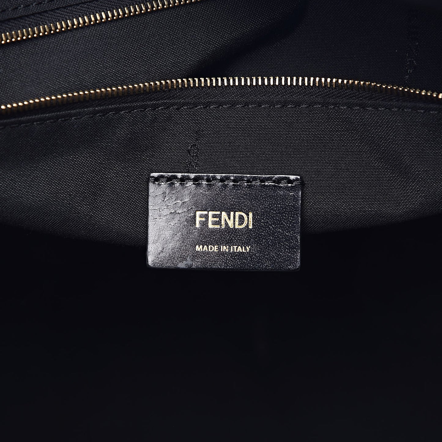 Fabric Jacquard Cuoio Roma FF Metallic Thread Karligraphy Weekender Gold Black