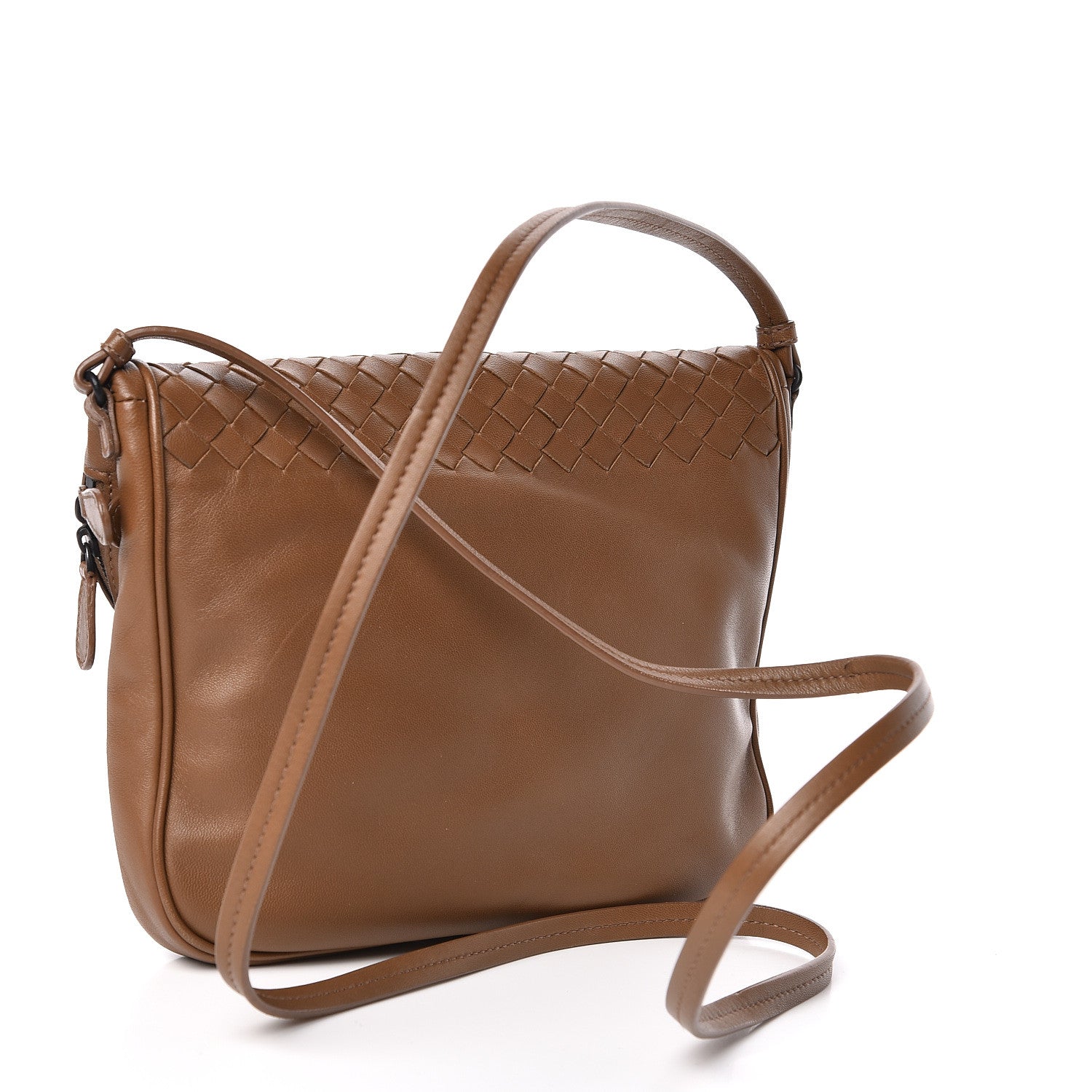 Bottega Veneta Nappa Intrecciato Ombre Crossbody Flap Chene 3 of 10