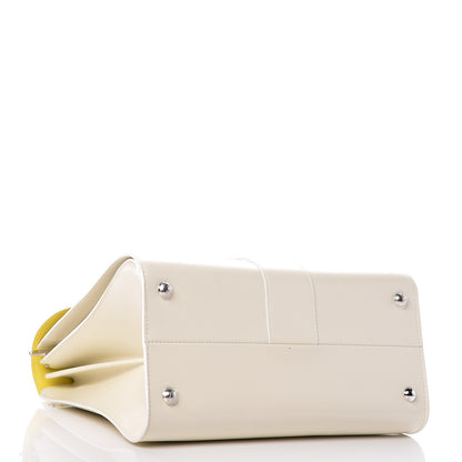 Delvaux Boxed Calfskin MM Magic Brillant Satchel Ivory 4 of 10