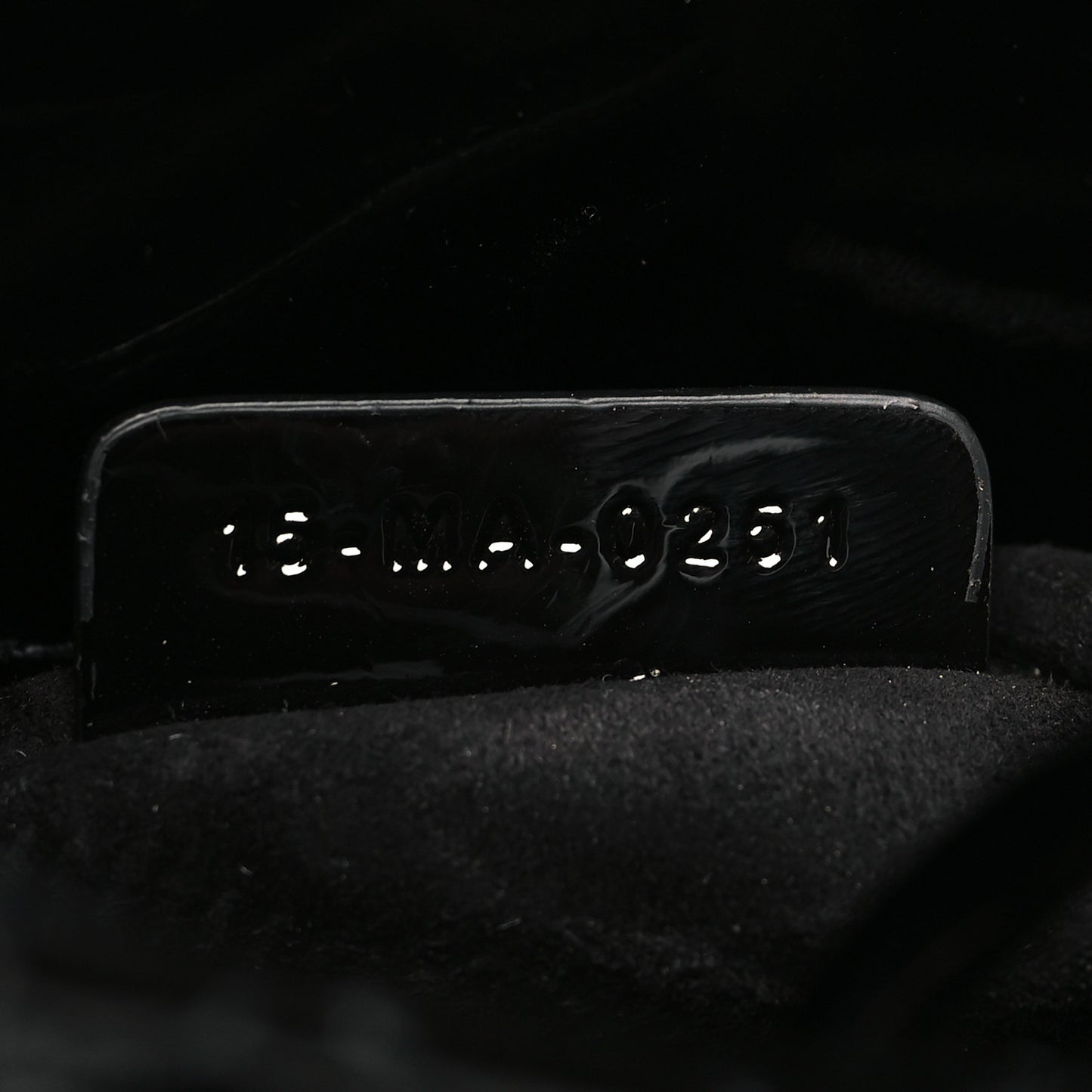 Ultraglossy Patent Cannage Small Lady Dior Black