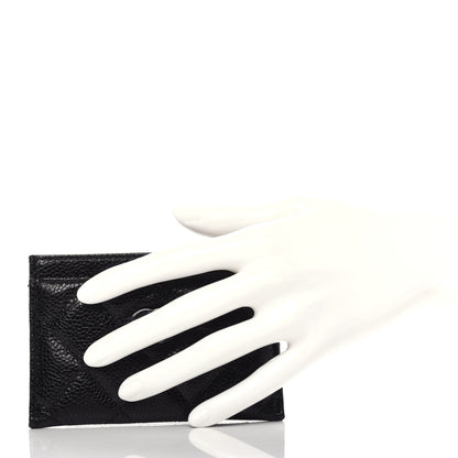 Chanel Caviar Quilted Incognito Card Holder Black 2 of 8