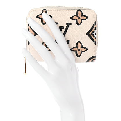Louis Vuitton Monogram Giant Wild At Heart Zippy Coin Purse Creme 2 of 6