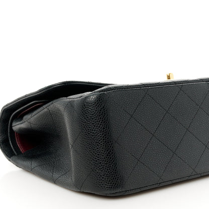 Chanel Caviar Quilted Jumbo Double Flap Black 10 of 11