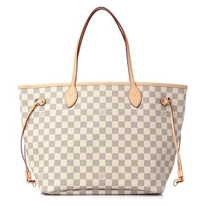 Louis Vuitton Damier Azur Neo Neverfull MM Rose Ballerine 1 of 7