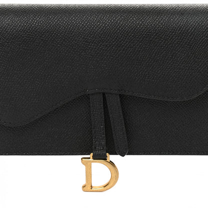 Christian Dior Grained Calfskin Saddle Belt Bag Black 8 of 10