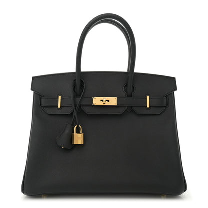 Hermes Epsom BIRKIN 30 Black 1 of 12