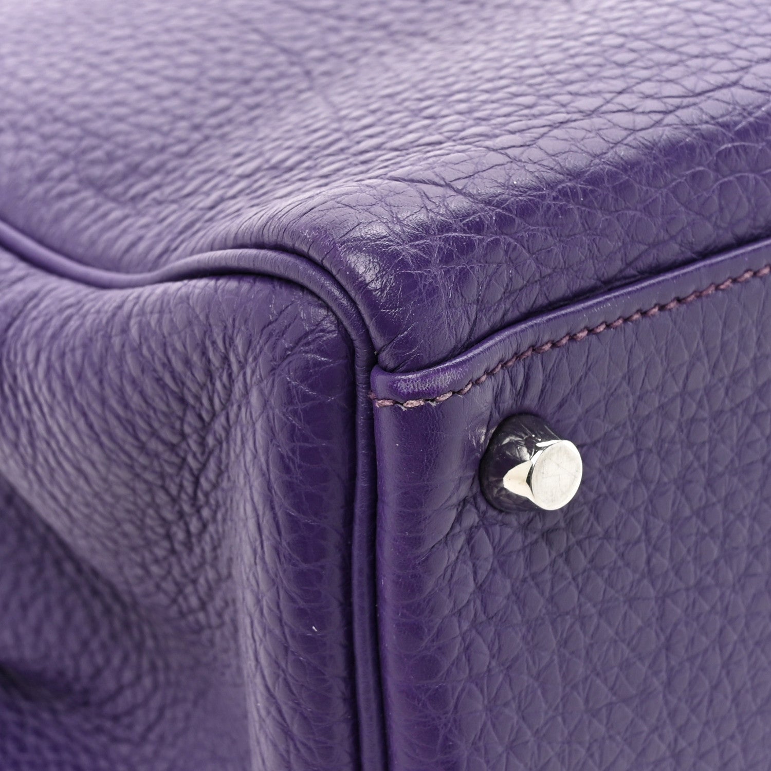 Hermes Togo Kelly Retourne 35 Iris 16 of 17