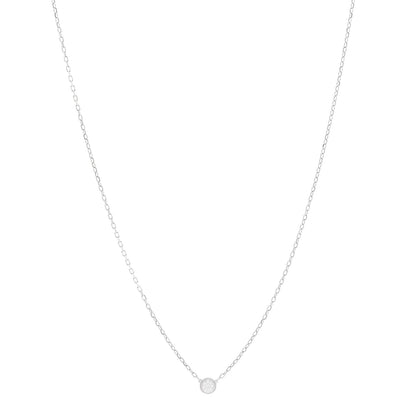 Cartier 18K White Gold Diamond SM D'Amour Pendant Necklace 1 of 5