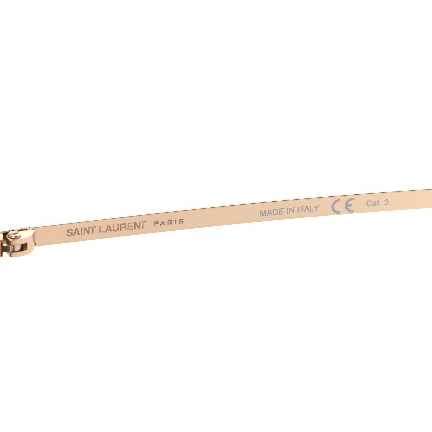 Saint Laurent Aviator Classic 11 Sunglasses Gold 6 of 9