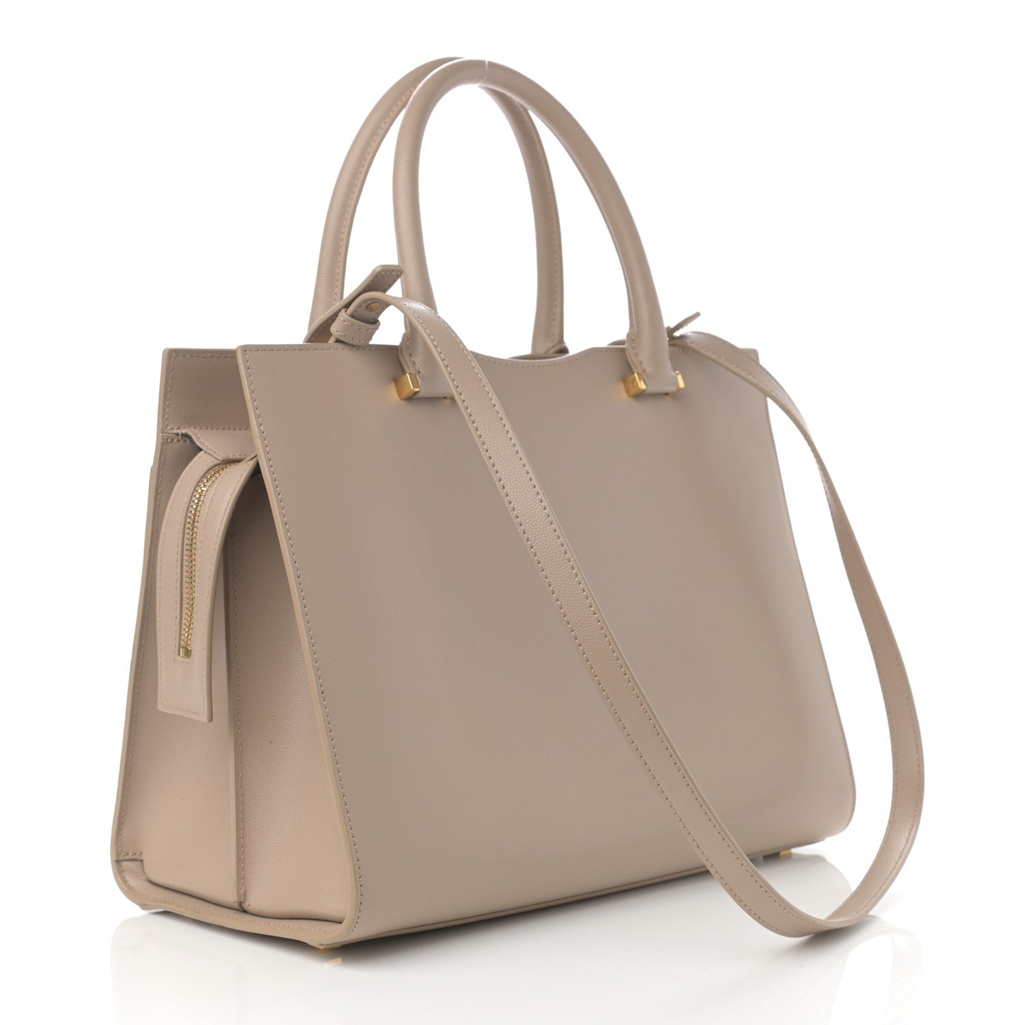 Grain De Poudre Medium Uptown Tote Dark Beige
