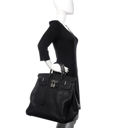 Hermes Taurillon Clemence HAC Birkin 40 Black 2 of 33