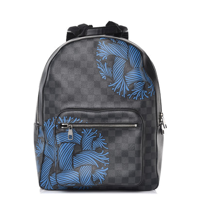 Louis Vuitton Damier Graphite Rope Josh Backpack Blue 1 of 6
