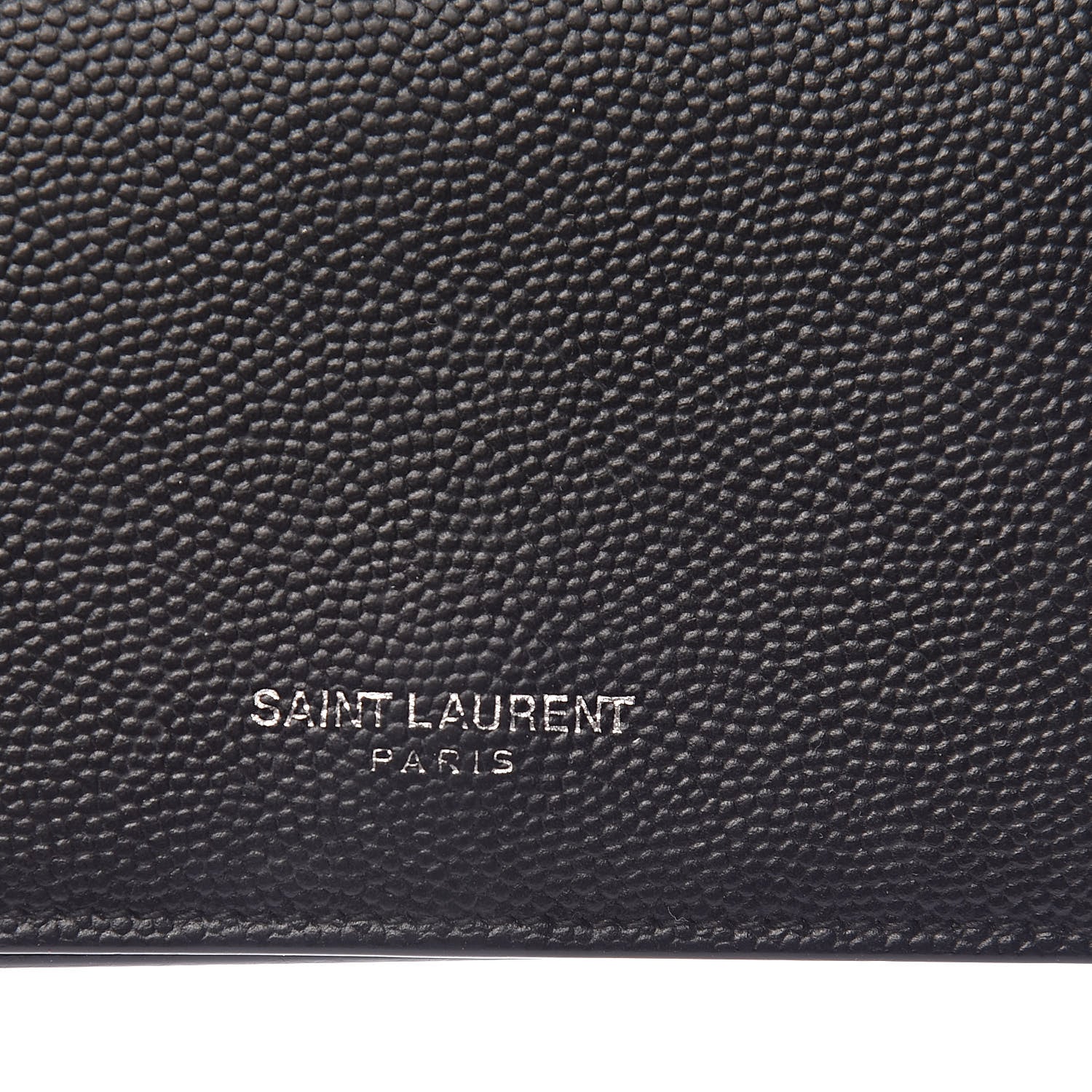 Saint Laurent Grain De Poudre Business Card Case Black 7 of 12