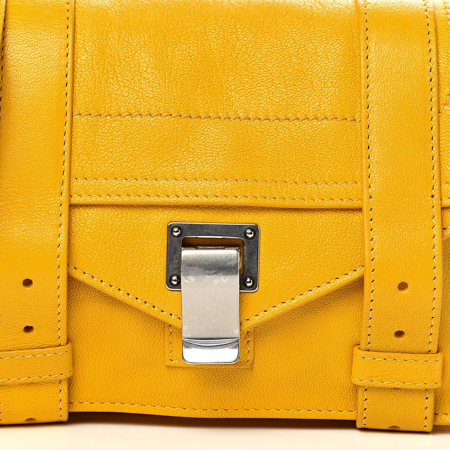 Lambskin PS1 Mini Crossbody Bag Lemon