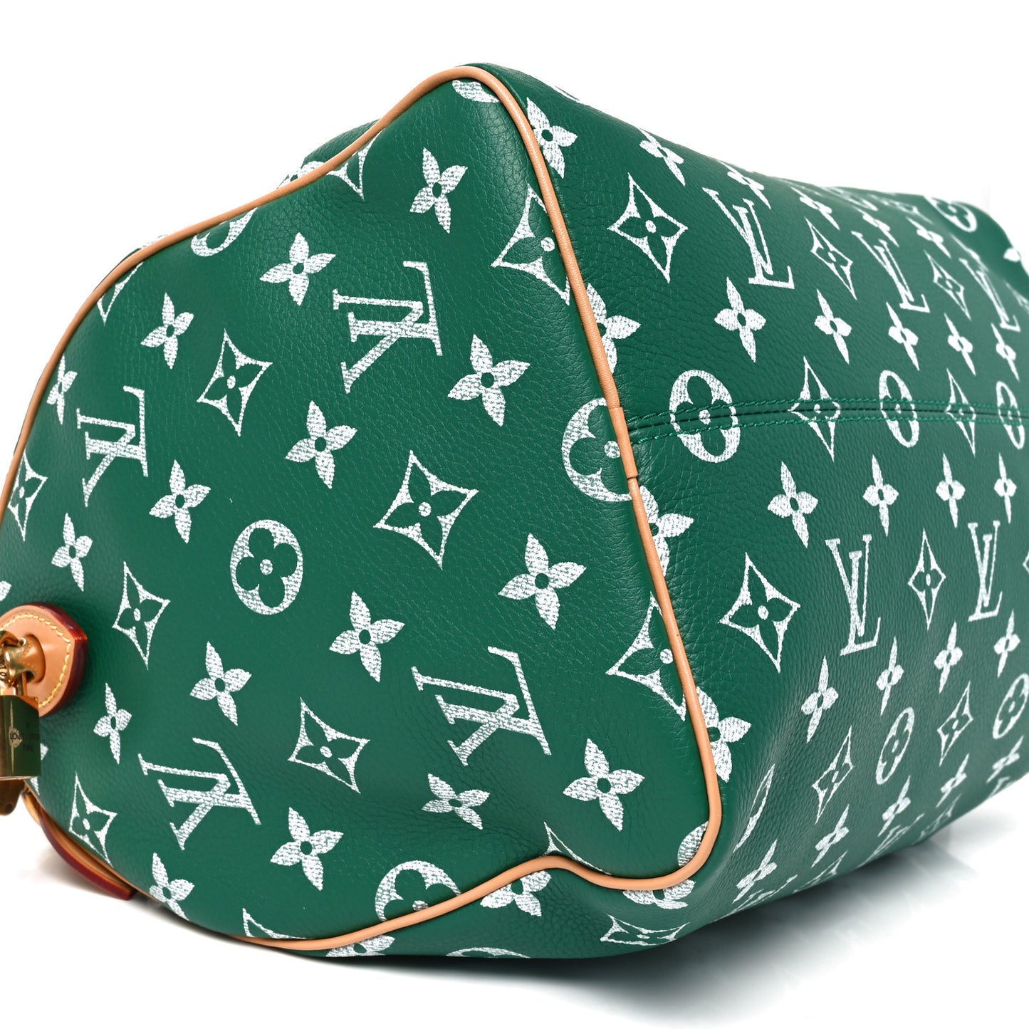 Calfskin Monogram Speedy P9 Bandouliere 30 Green Green