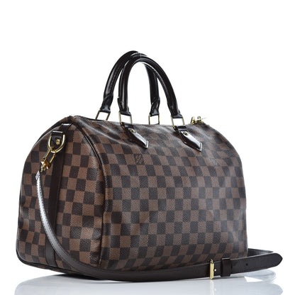 Louis Vuitton Damier Ebene Speedy Bandouliere 30 3 of 18