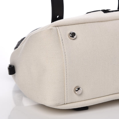 Saint Laurent Canvas Kahala Boston White 9 of 11